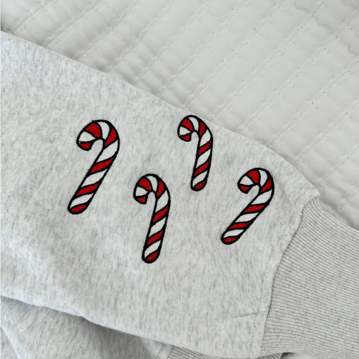 Gingerbread Recipe Christmas Embroider Sweatshirt