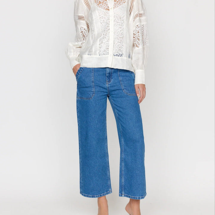 White Yvonne Top