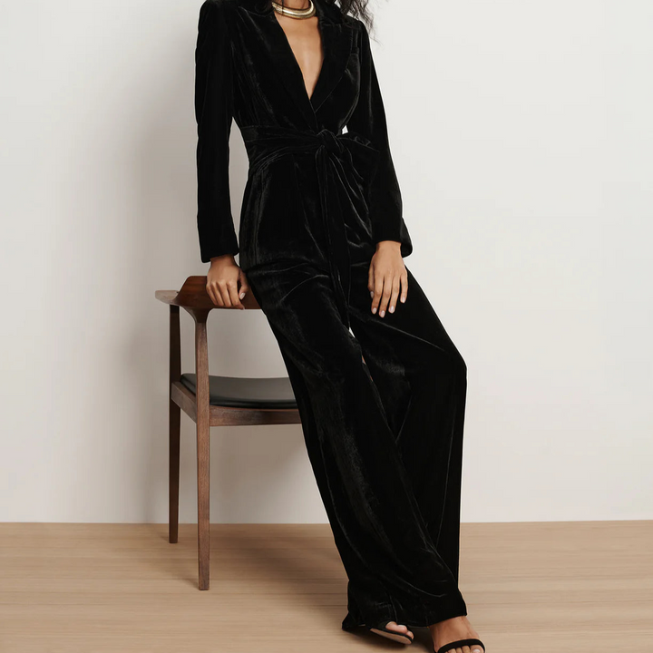 Black Velvet Issel Jacket