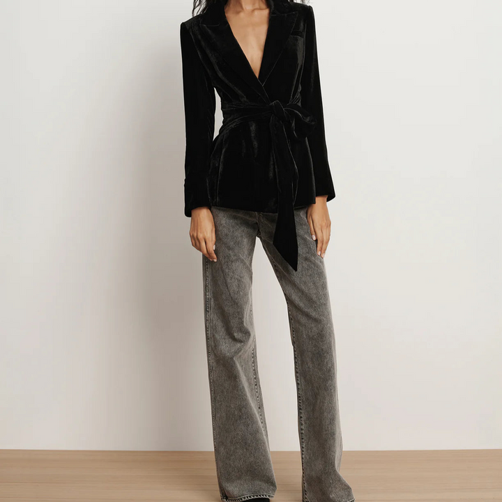 Black Velvet Issel Jacket