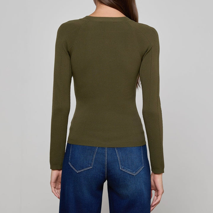 Deep Olive Gretchen Pullover