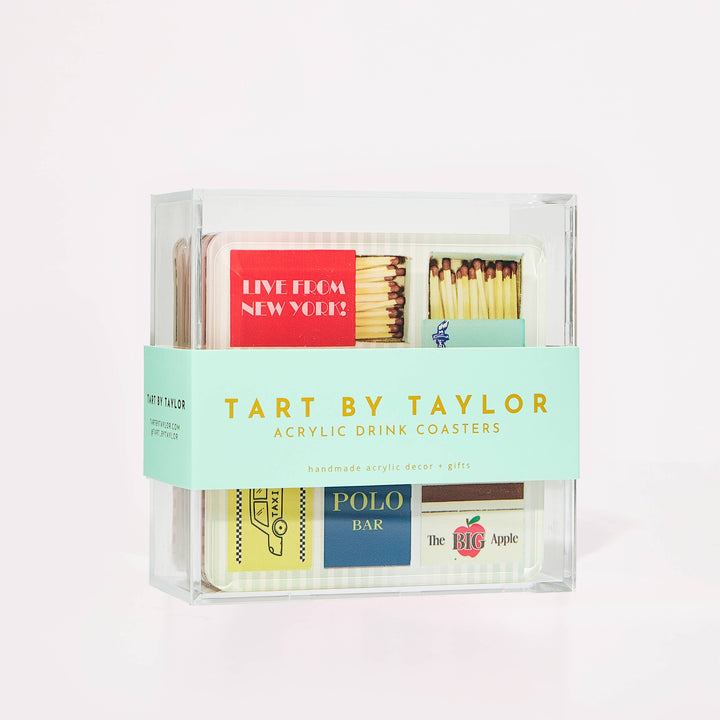New York Matchbook Coasters