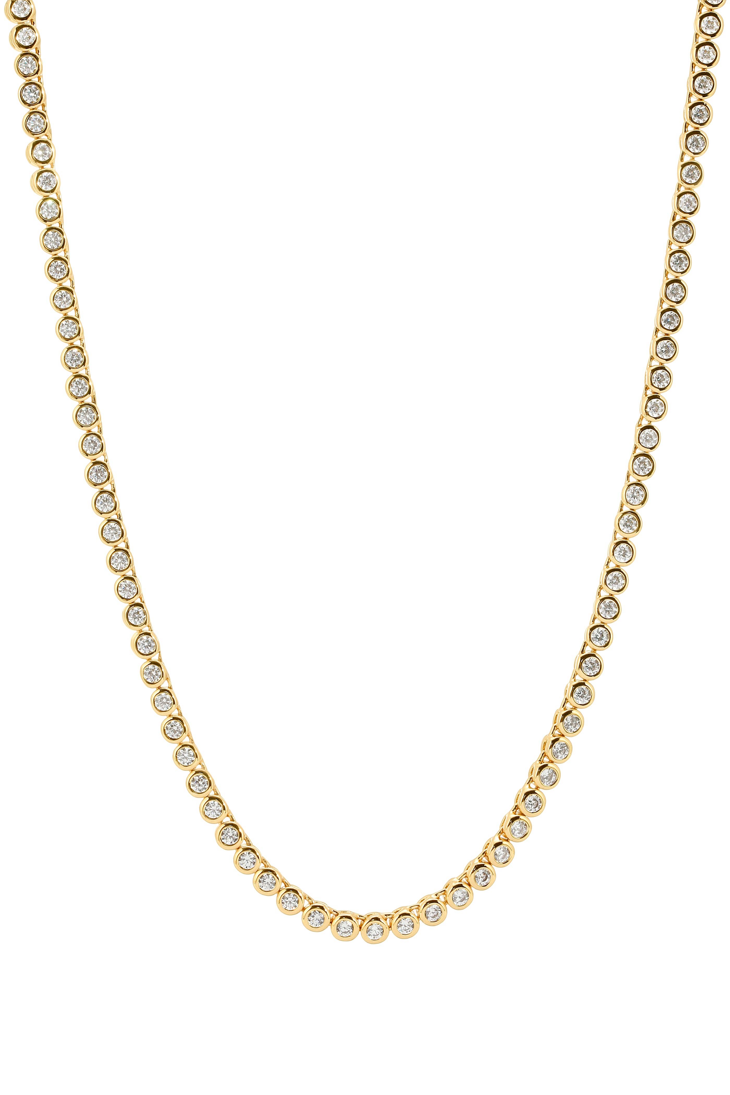 Gold Mini Reese Tennis Necklace - Main Image