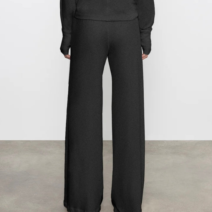 Charcoal Jersey Easy Drawcord Pant