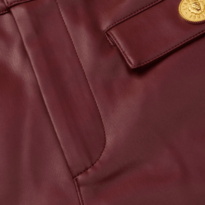 Dionne Faux Leather Short