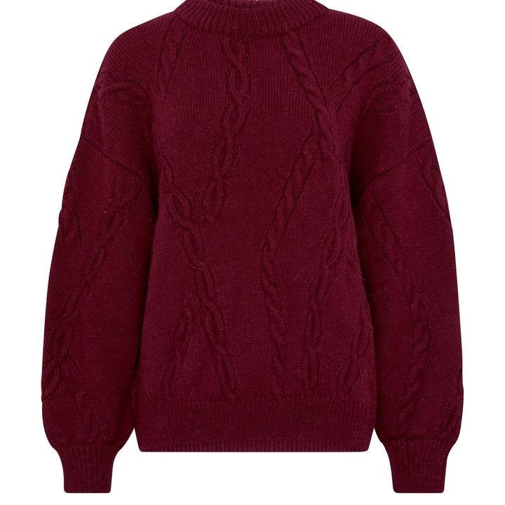 Burgundy Mike Sweater