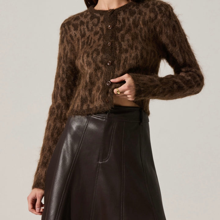 Cheetah Katria Cardigan