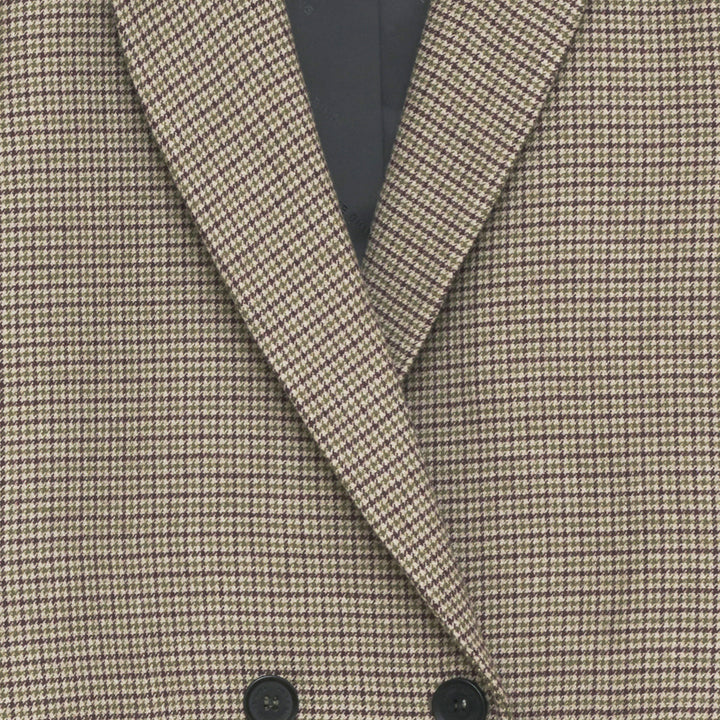 Brown Multi Mini Houndstooth Madeline Blazer