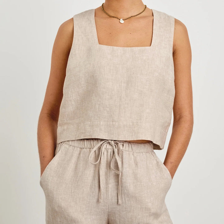 Heathered Flax Akira Top