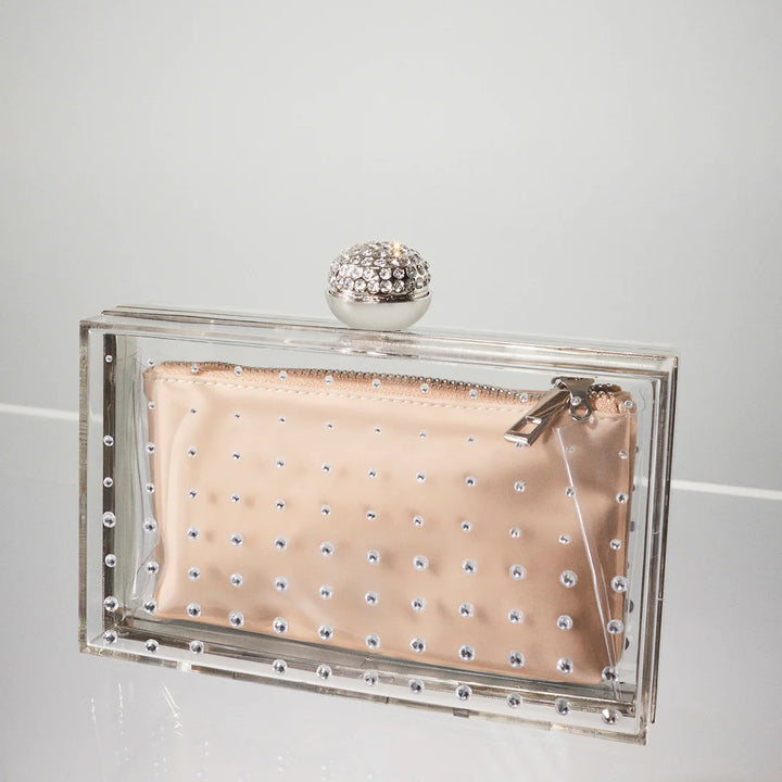 Clear Anna Clutch Bag