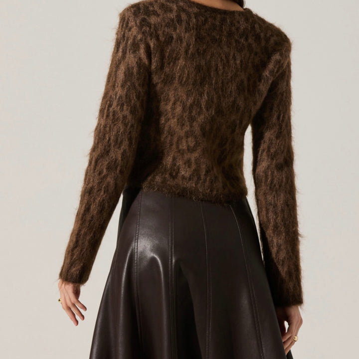 Cheetah Katria Cardigan