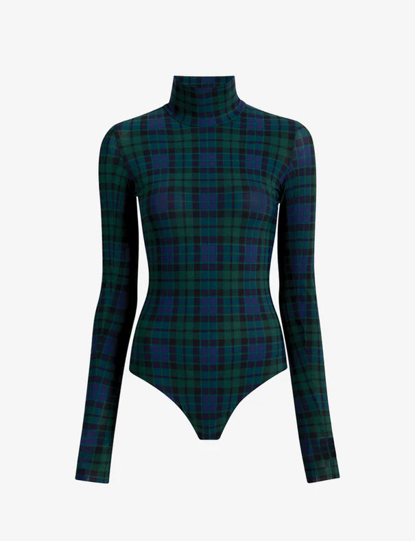 Classic Tartan Plaid Turtleneck