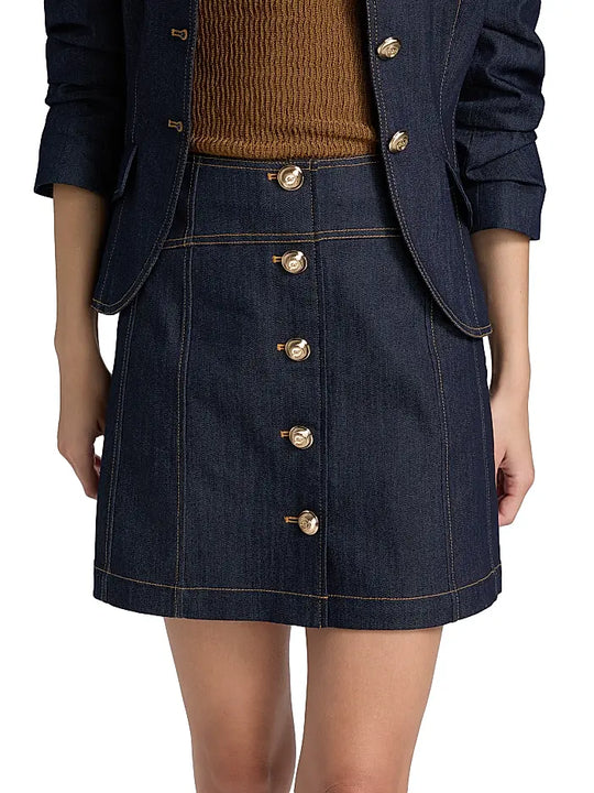 Indigo Claudia Denim Mini Skirt