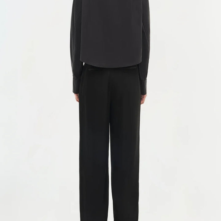 Black Renata Cropped Shirt