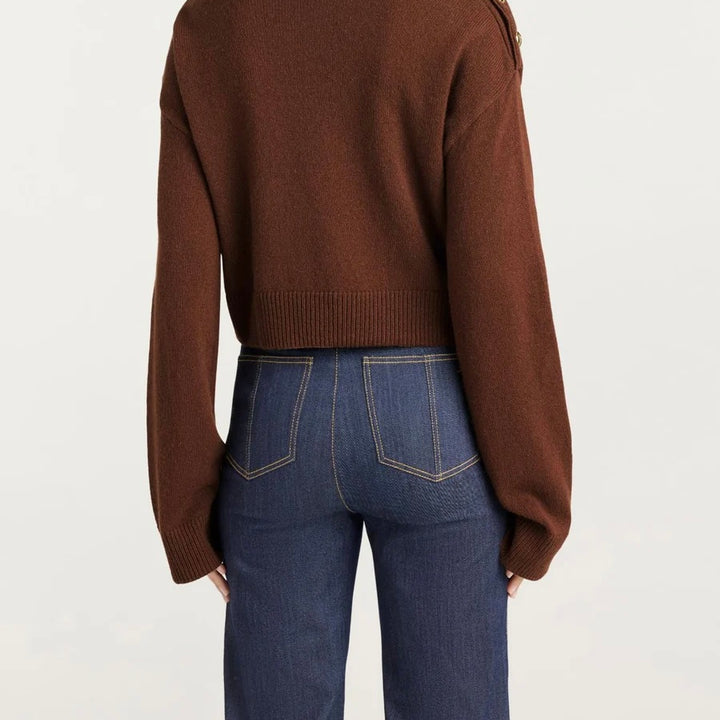 Dark Sepia Marla Cashmere Pullover
