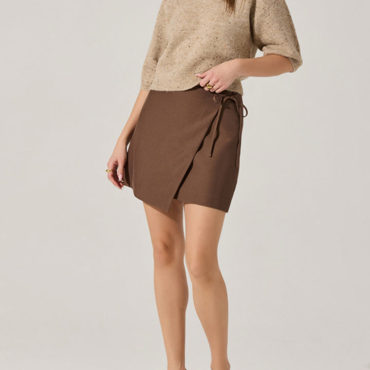 Brown Ashvi Skirt