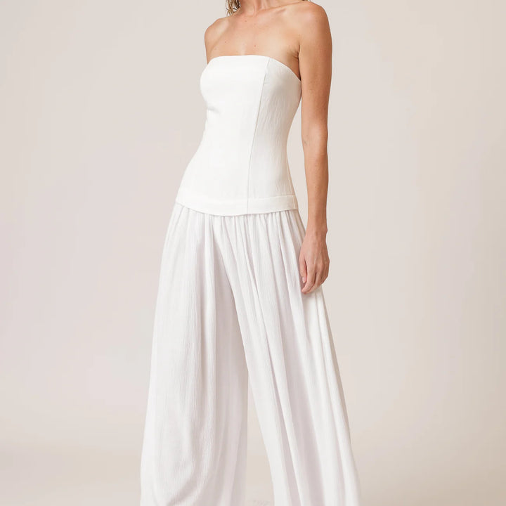White Theo Jumpsuit