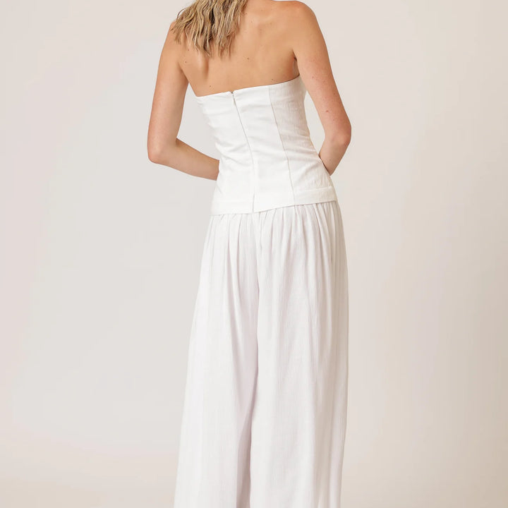 White Theo Jumpsuit