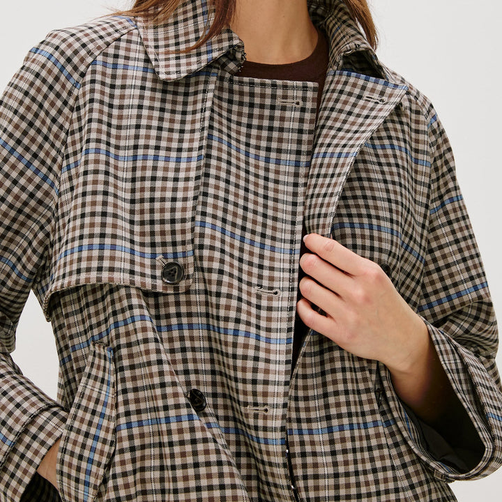 Mocha Check Jett Jacket