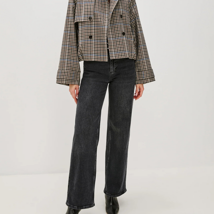 Mocha Check Jett Jacket