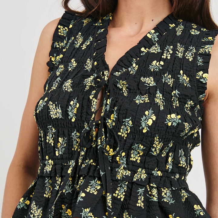 Dark Amaryllis Martine Top