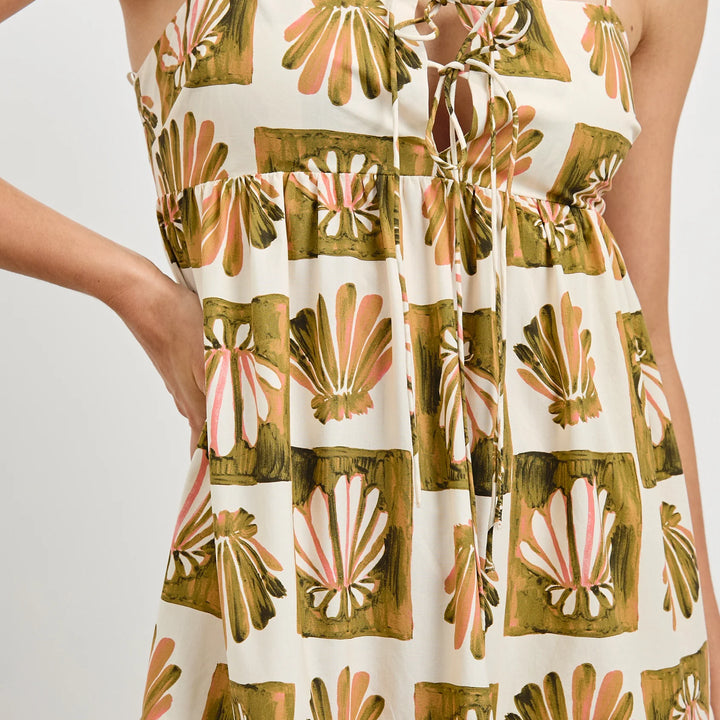 Checkered Shells Mica Maxi Dress