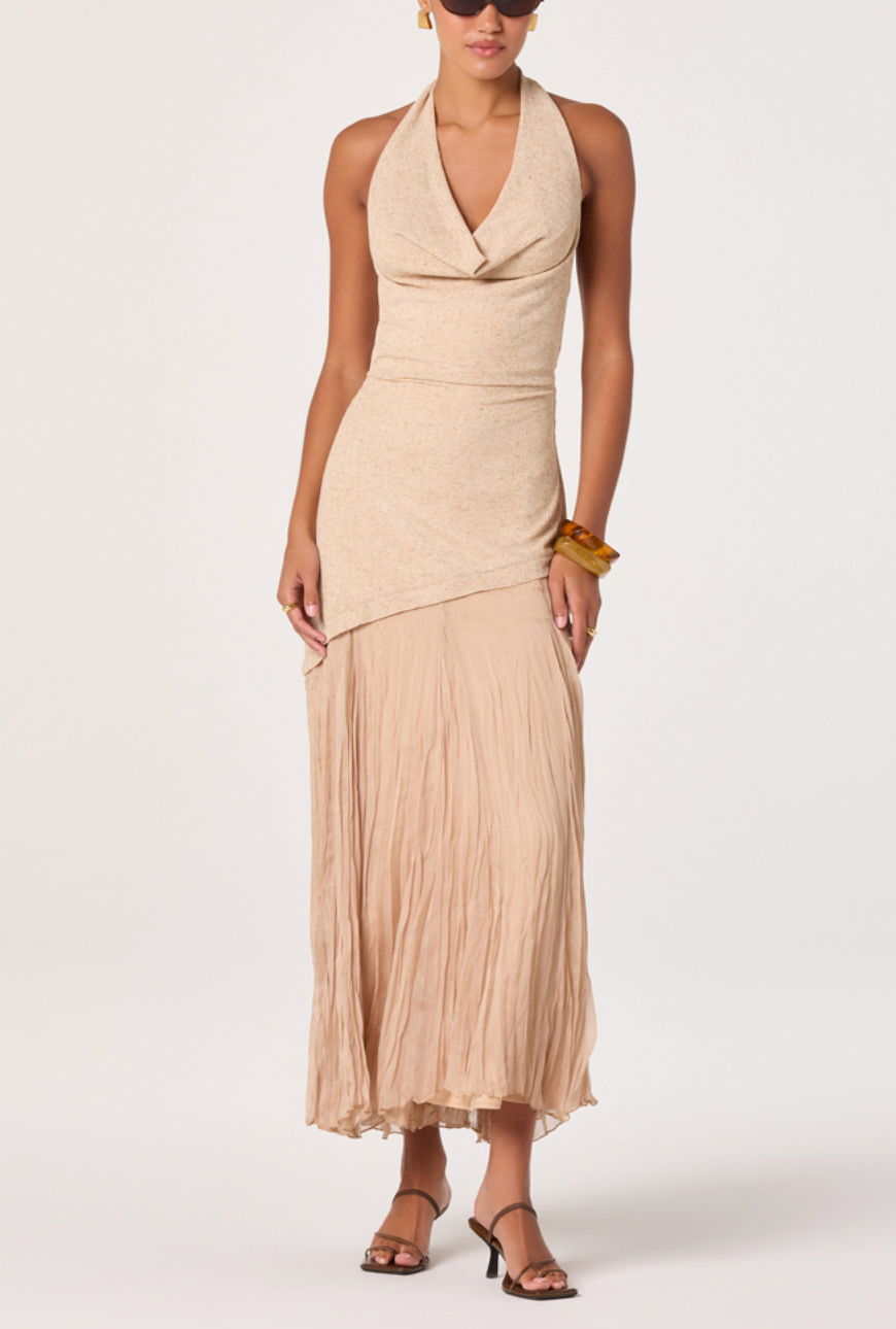 Natural Inez Midi Dress Natural Inez Midi Dress