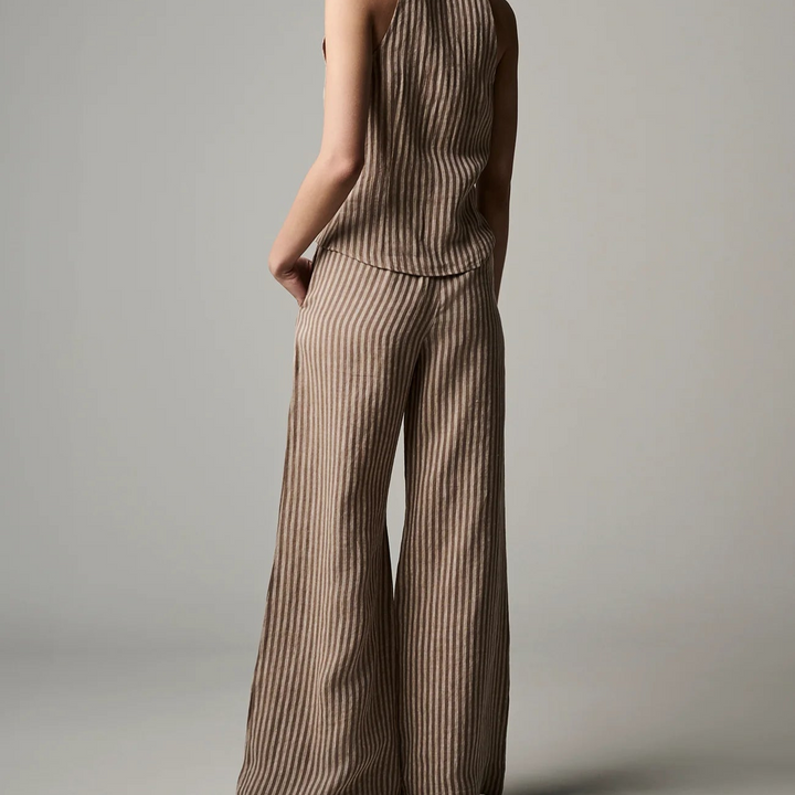 Chocolate Stripe Sloan Vest