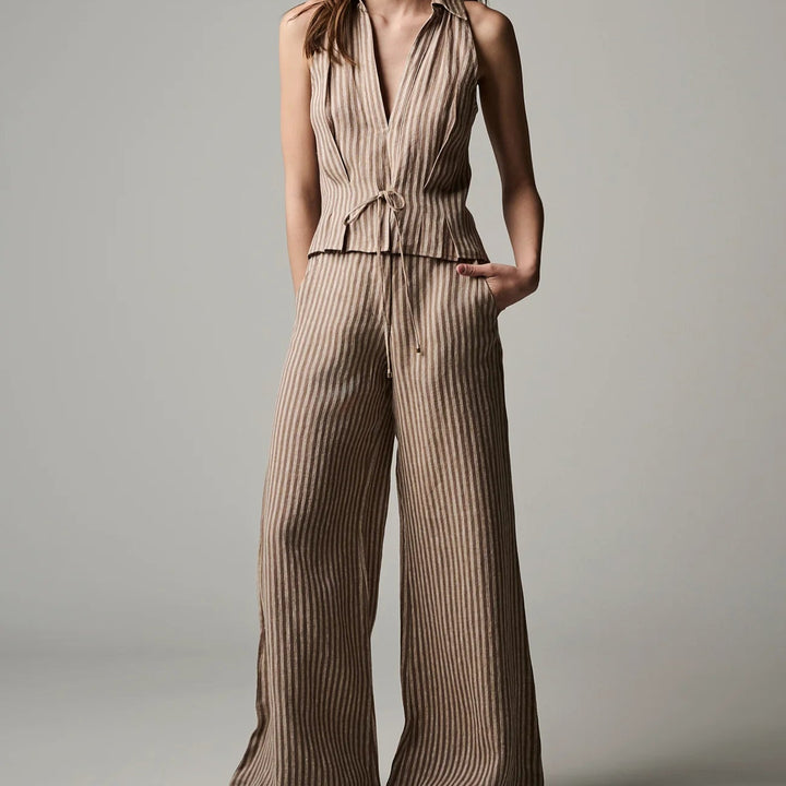 Chocolate Stripe Sloan Vest