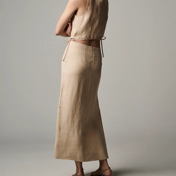 Wheat Crawford Midi Skirt