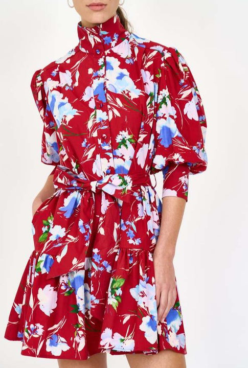 Crimson Emi Dress