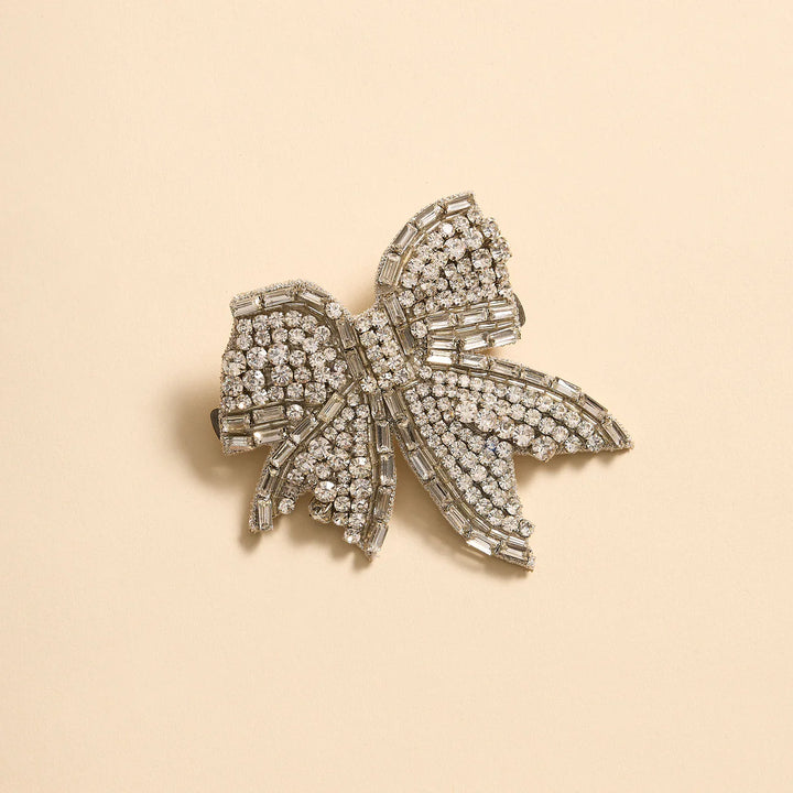 Silver Alfie Bow Hairclip
