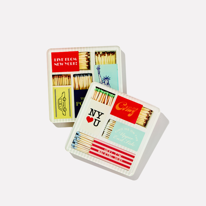New York Matchbook Coasters