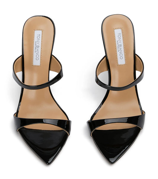 Maxi Black Patent Heel