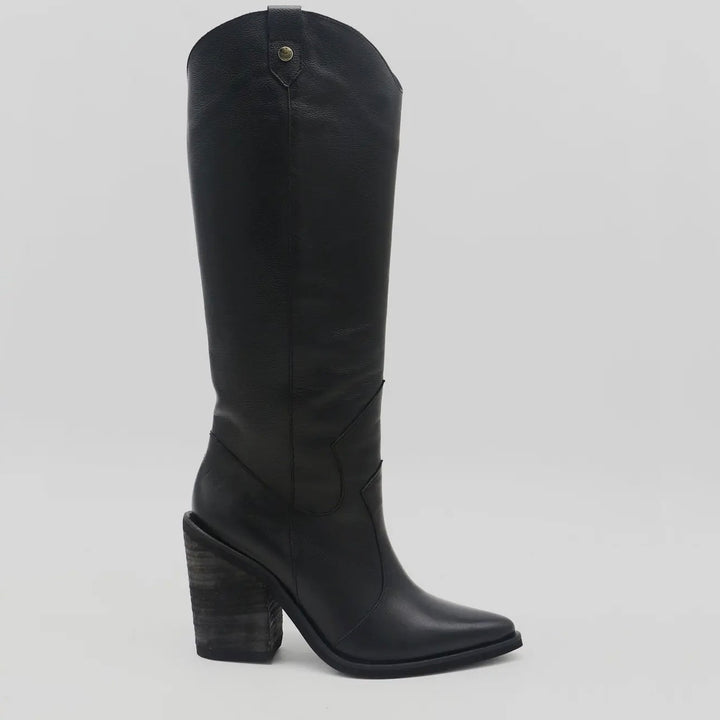 Black Macao Cowboy Boots
