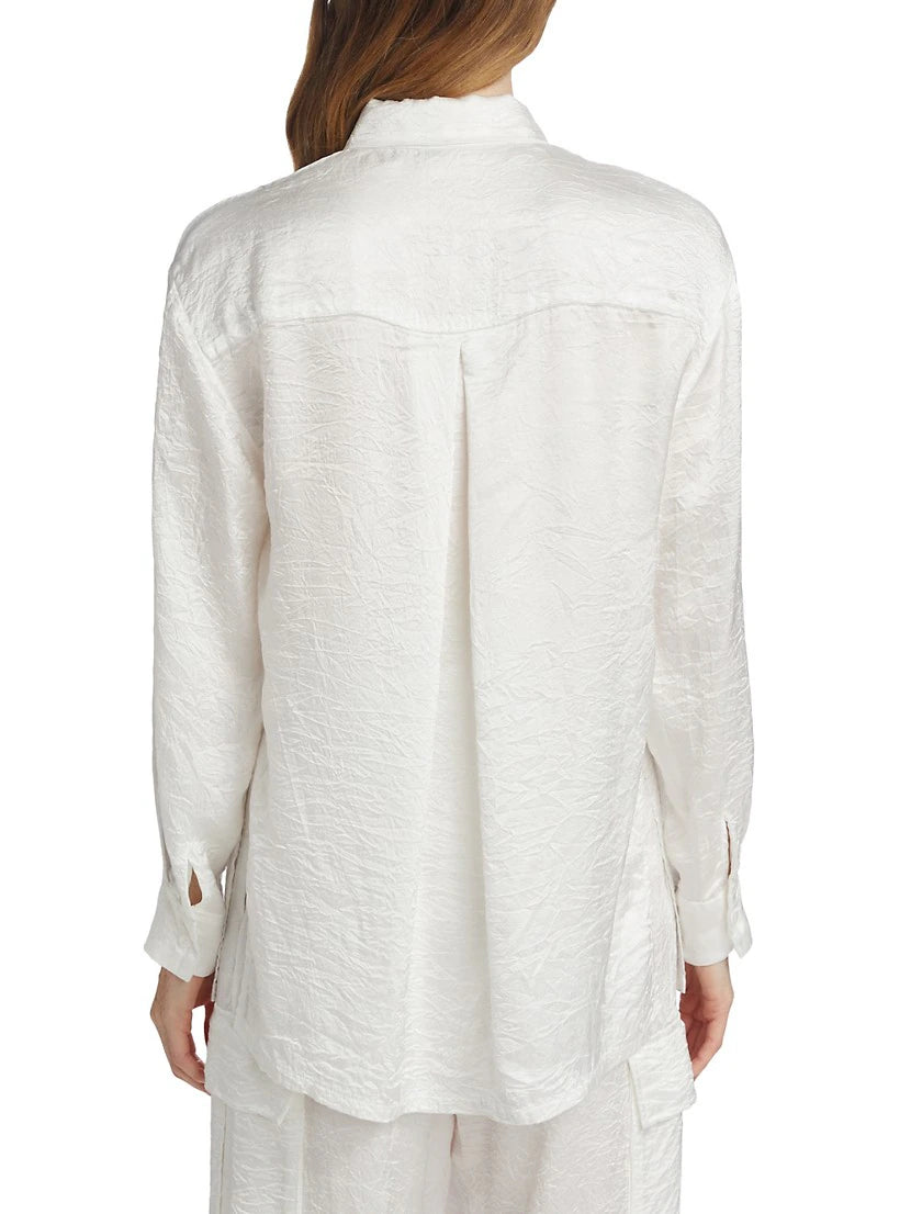 Textured Satin Shirt