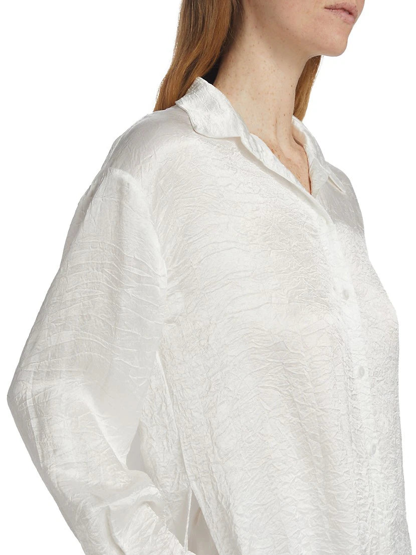 Textured Satin Shirt