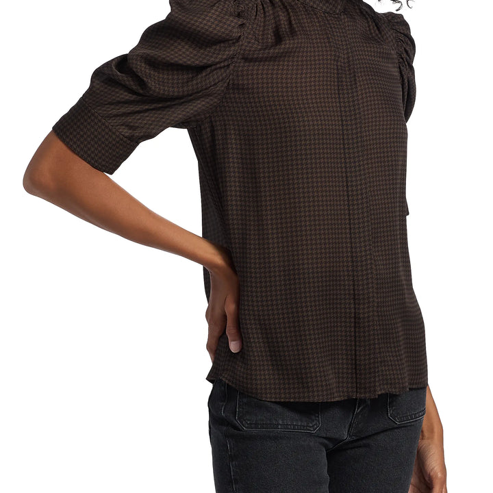 Americano Houndstooth Gillian Top