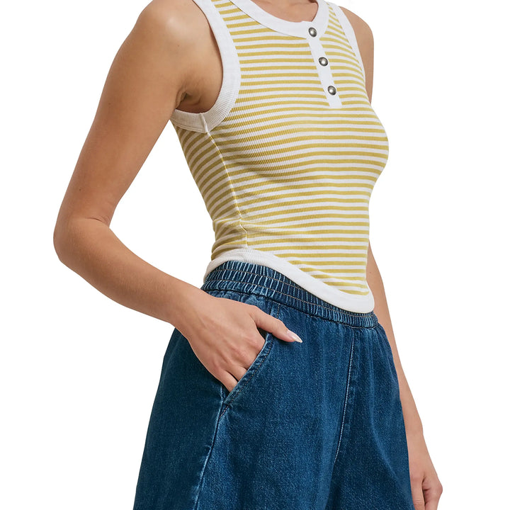 Golden Stripe Foundation Tank