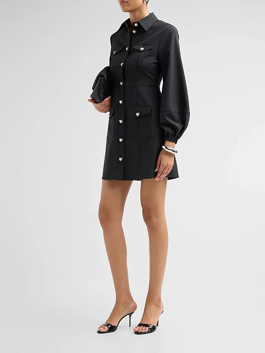 Black Lumira Mini Dress