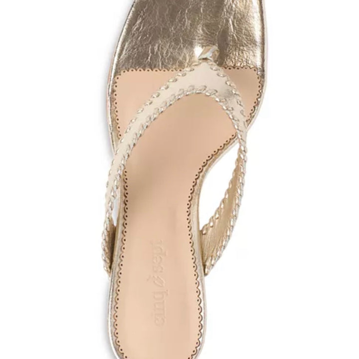 Light Gold Frankie Kitten Heel