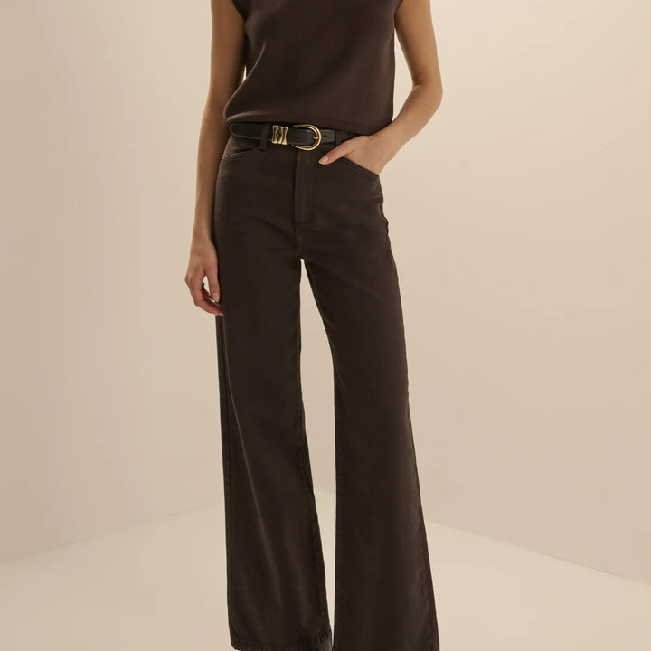 Espresso Whitney Top