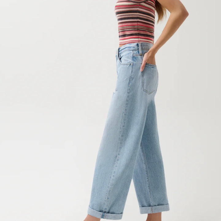 Old Blues Donny Rolled Hem Boyfriend Jean