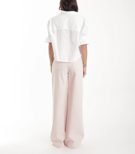 White Malaga Poplin Shirt