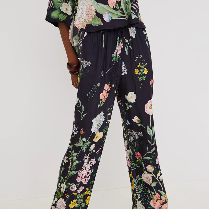 Navy Bloomsfield Girona Pant