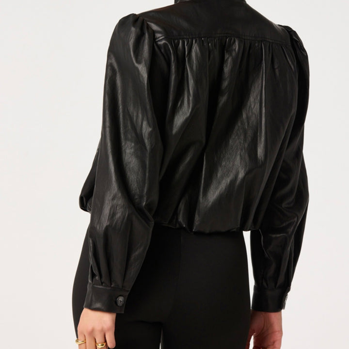Black Estero Leather Jacket