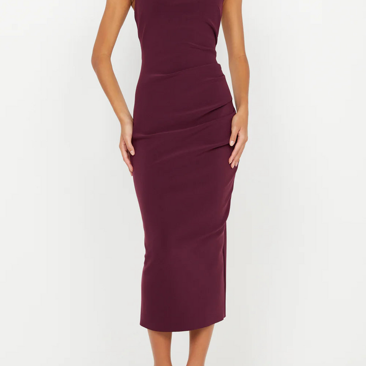 Sangria Karina Tuck Midi Dress