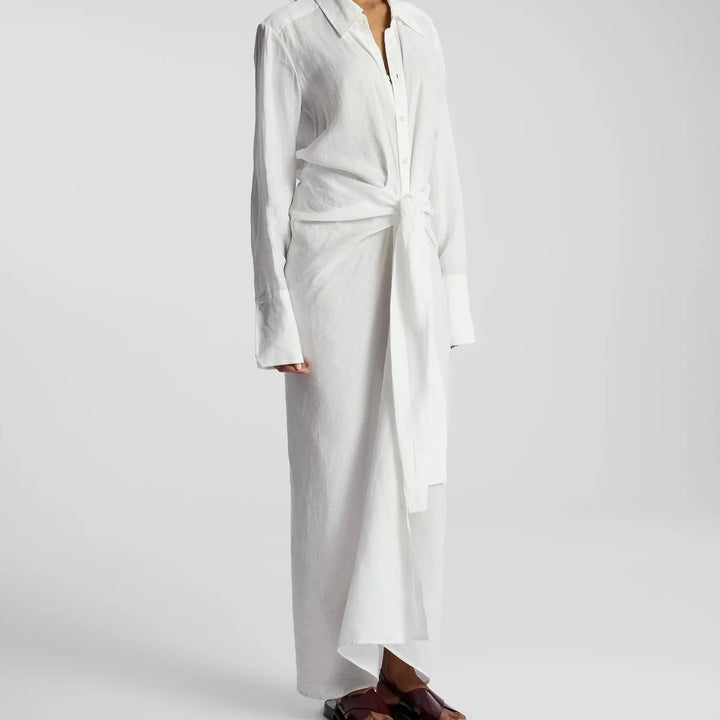 White Carson Dress