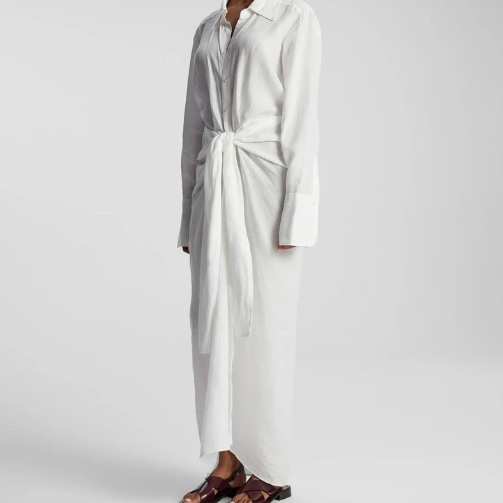 White Carson Dress