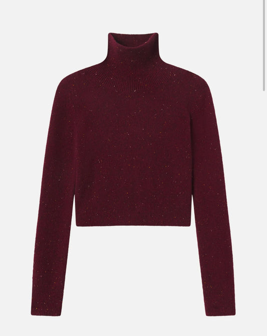 Pinot Cashmere Fleck Turtleneck